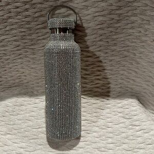 Sparkly diamond rhinestone water bottle stainless steel new